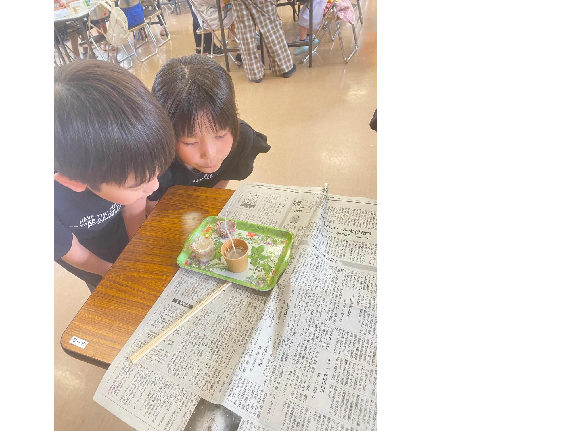 完成したアロマキャンドル