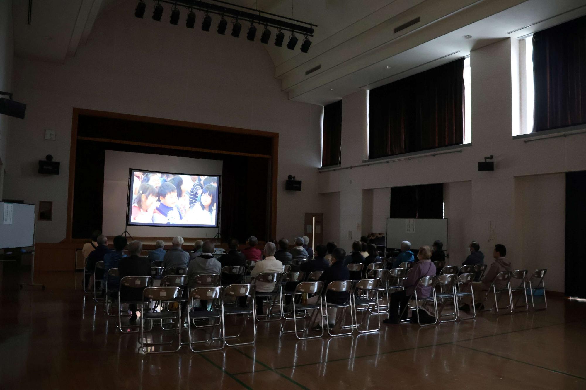 映画上映会の様子