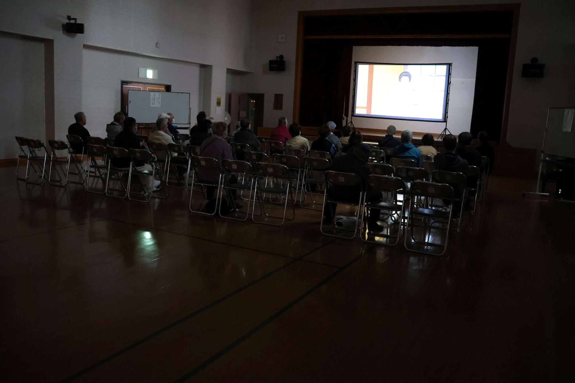 映画上映会の様子