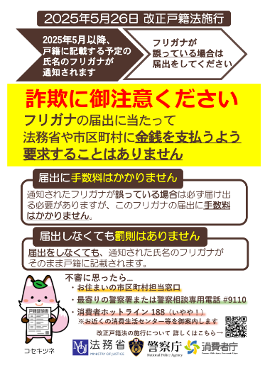 振り仮名詐欺防止画像