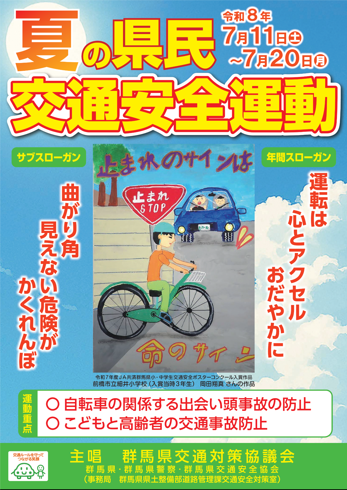 R7夏の県民交通安全運動ポスター