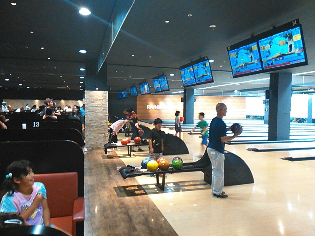 ボウリング大会試合風景1