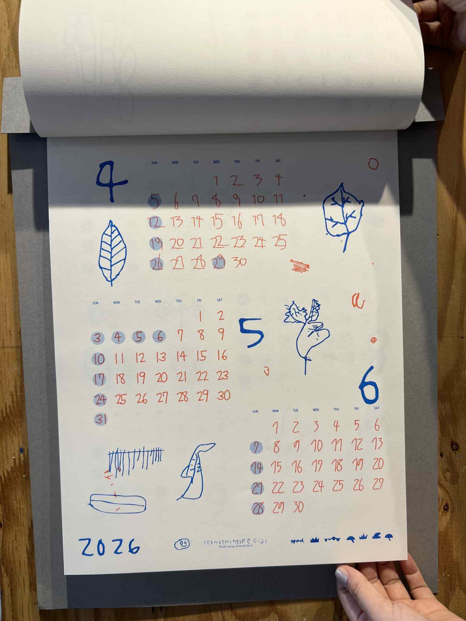 4月5月6月カレンダー画像