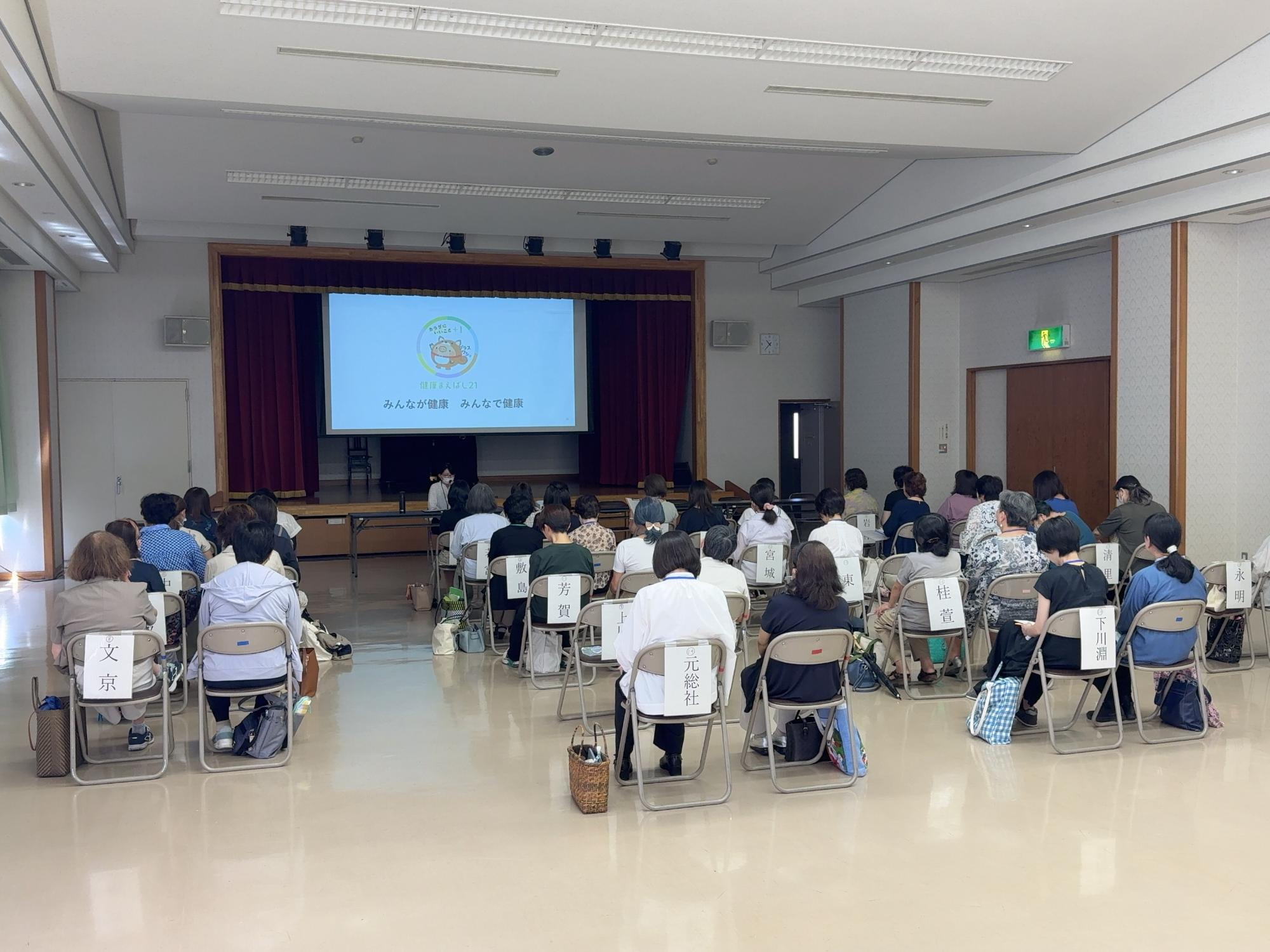 研修会(健康まえばし21)