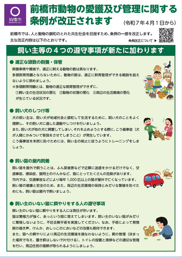 条例改正周知チラシ(表)