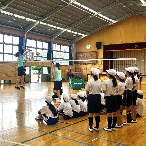 群馬グリーンウイングス訪問授業の様子2