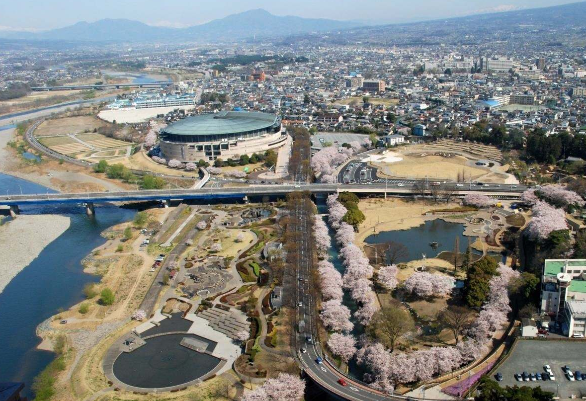 前橋公園全景
