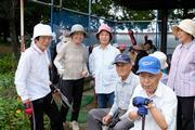 笂井町グラウンドゴルフ大会の写真