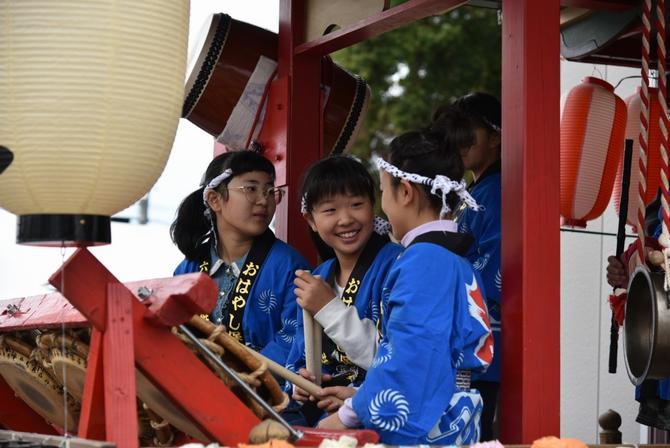 (写真)六供町文化祭のお囃子