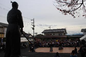 新陰流流祖祭の演武の様子