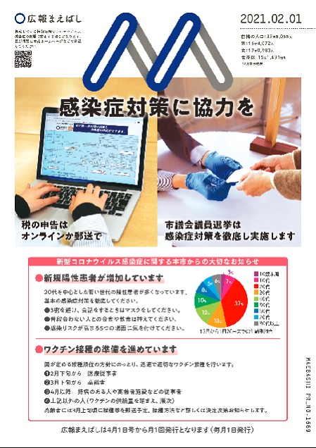 紙面イメージ（電子広報2021年2月1日号（NO.1669））