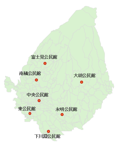 よろず相談所開設場所マップ