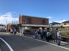 11月3日十六本橋から広瀬川沿いに移動している写真