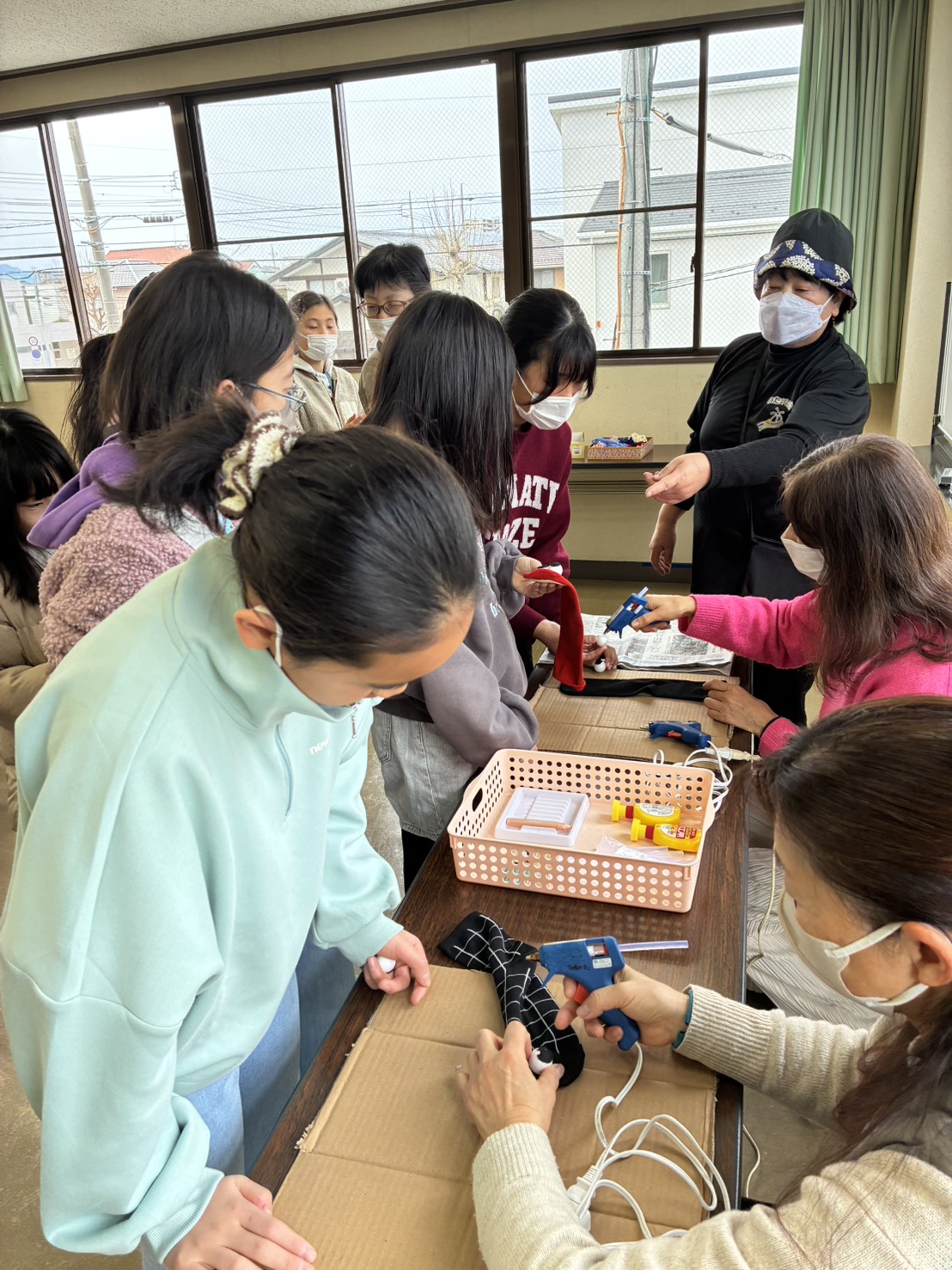 モンスターを作っている様子