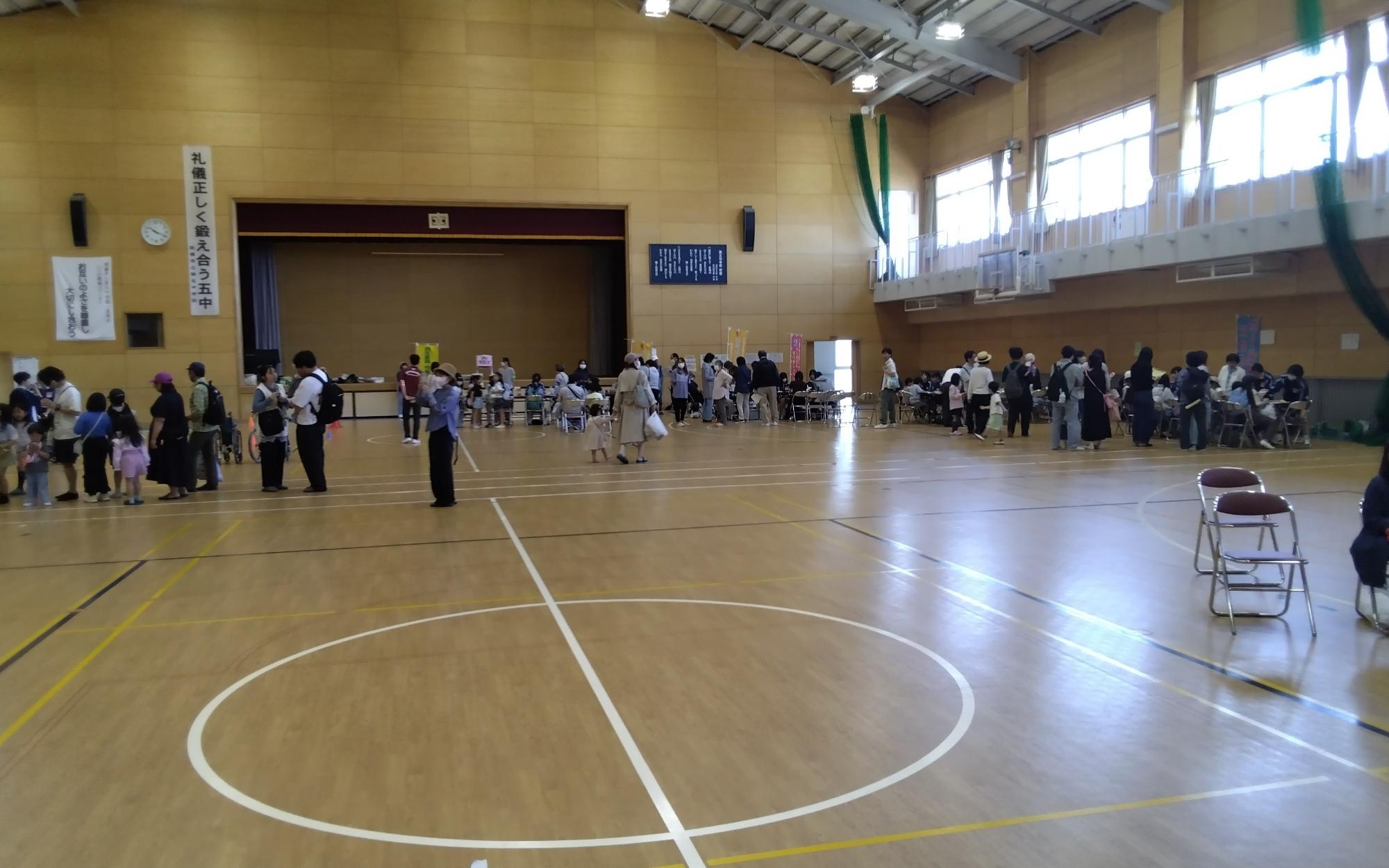 会場（体育館）の様子