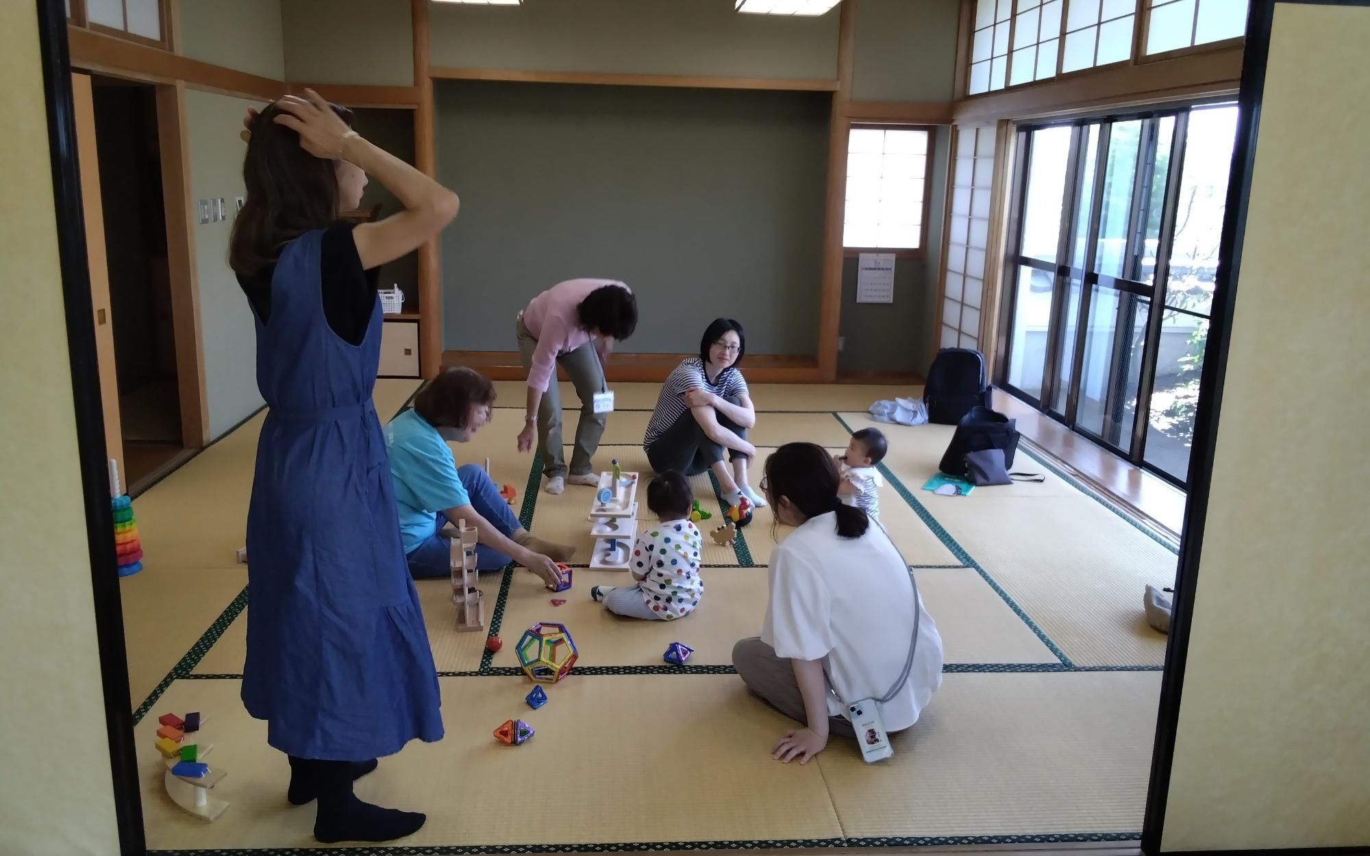 遊んでいる様子