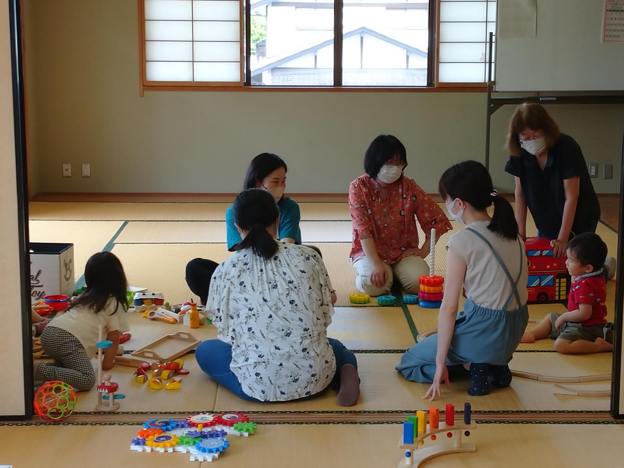 遊んでいる様子