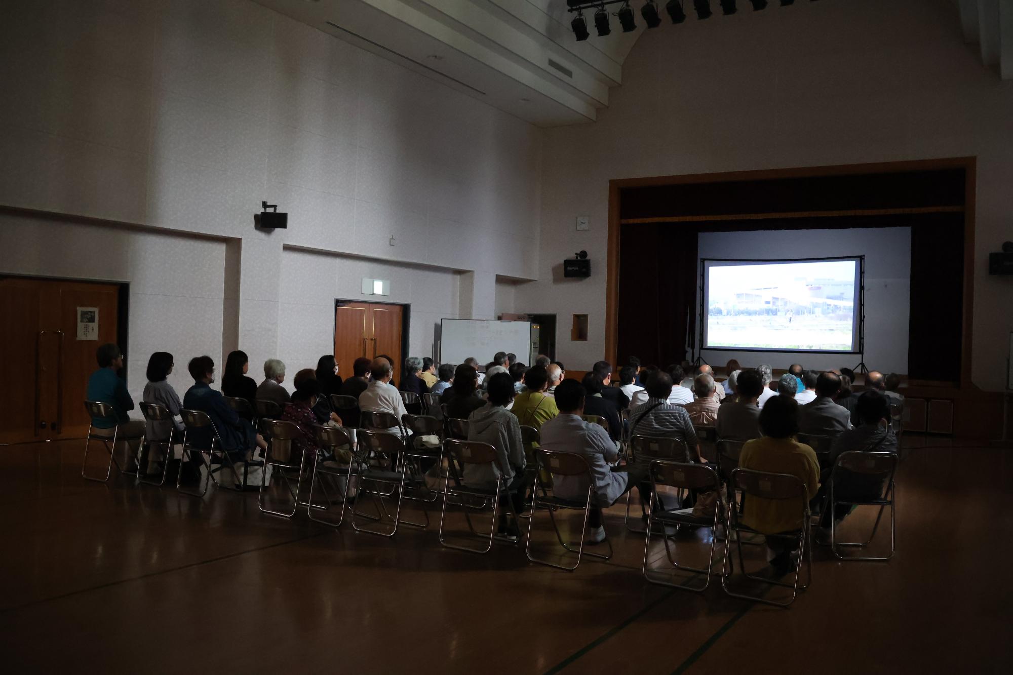 映画上映会の様子