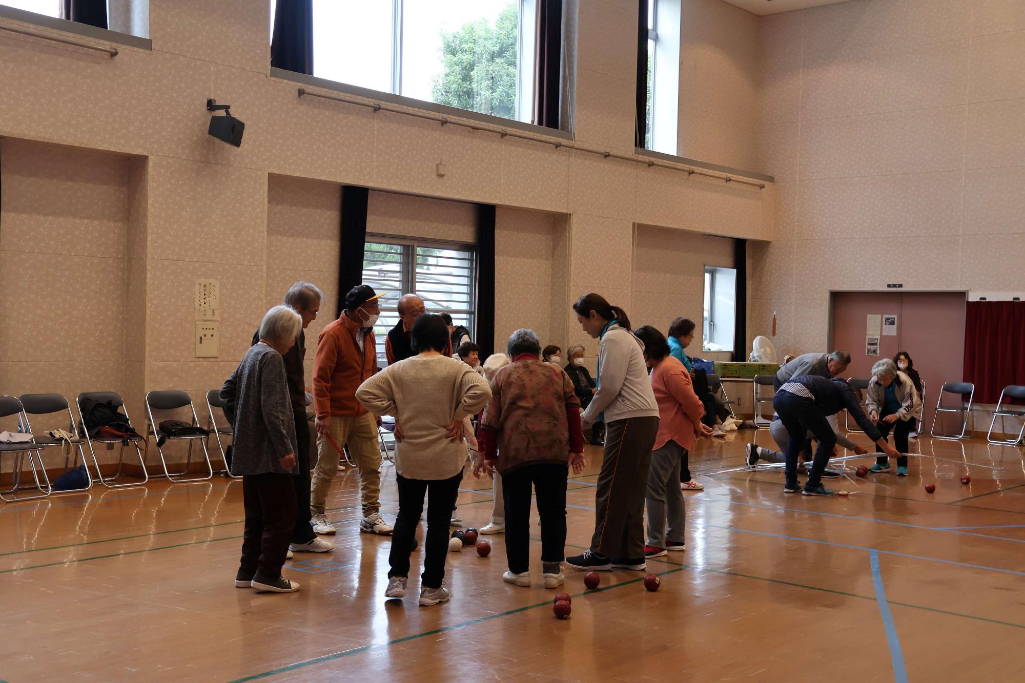 ボッチャの様子