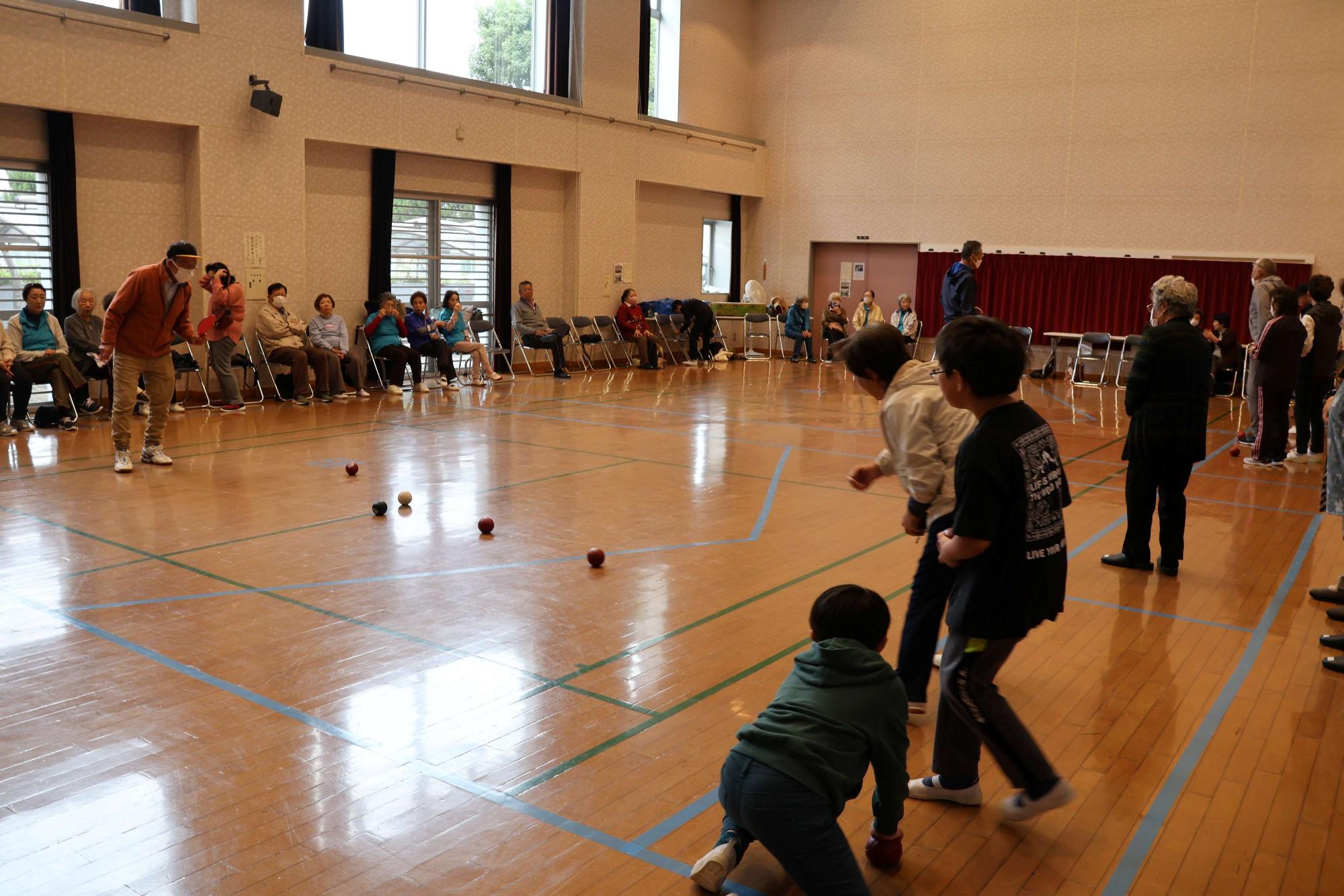 ボッチャの様子