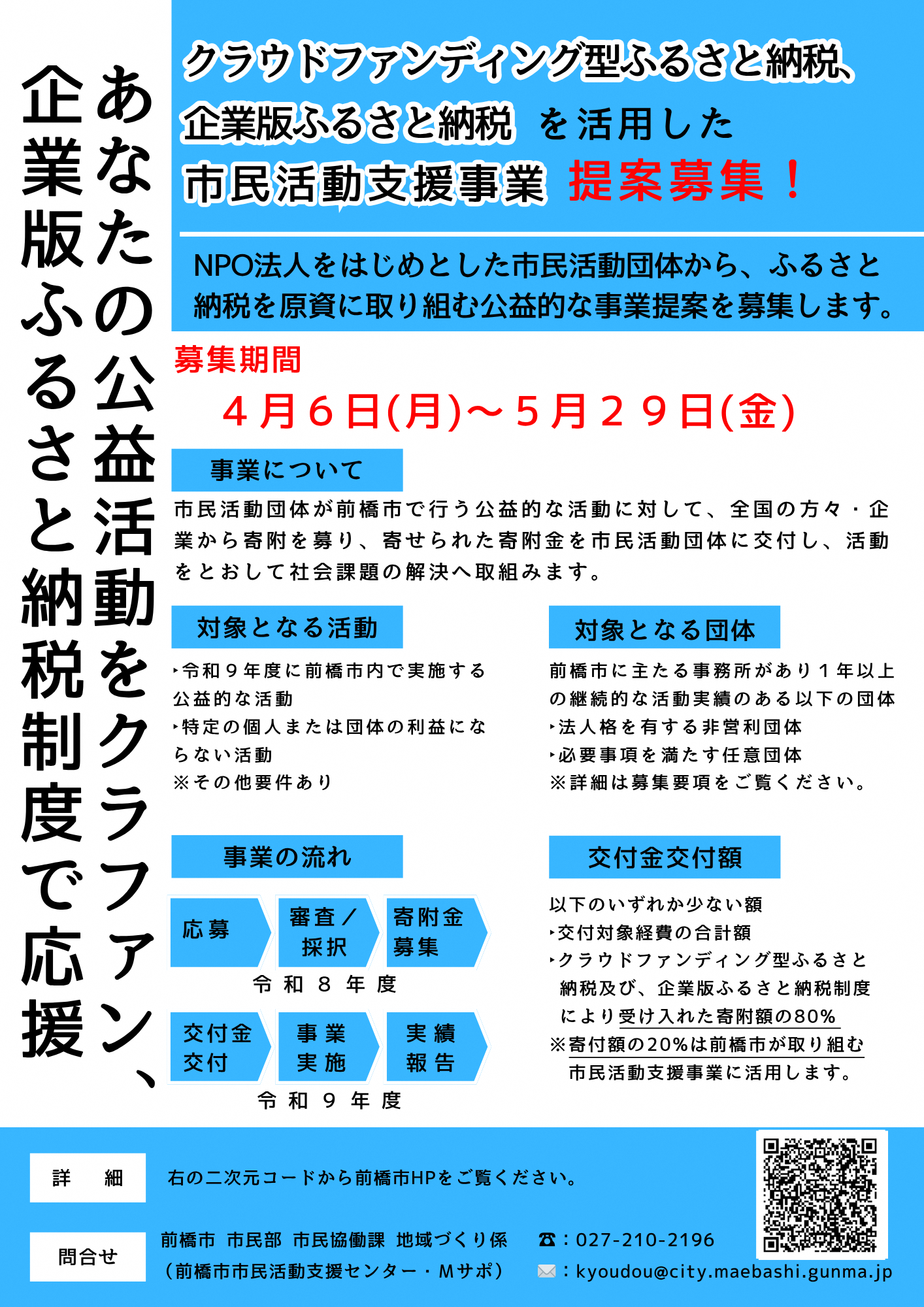 提案募集チラシ