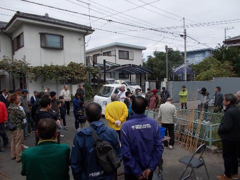 マス釣り大会開会式