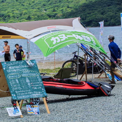 カヌー体験の写真