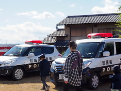 パトカーの展示