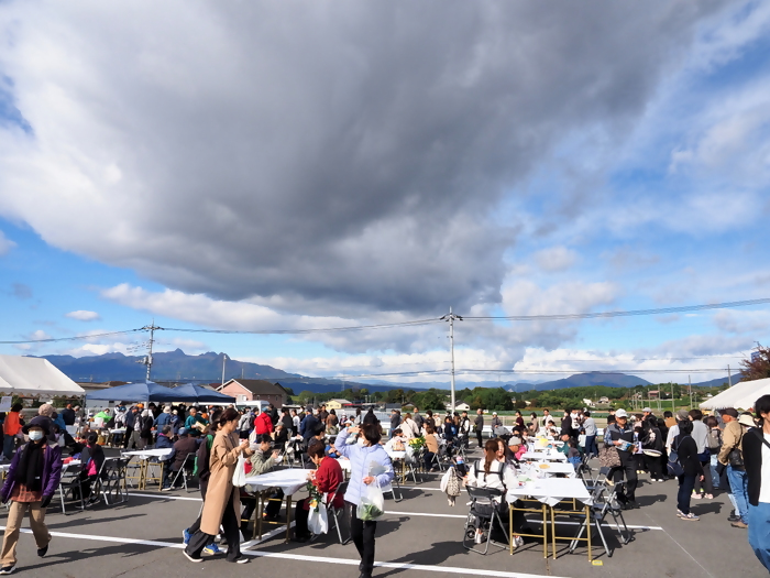 富士見産業祭マルシェエリアの写真