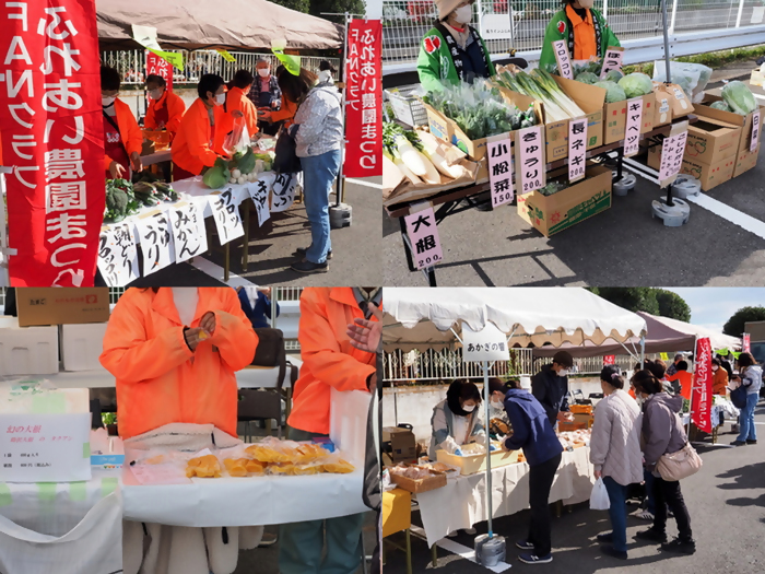 富士見産業祭マルシェエリアのイメージ