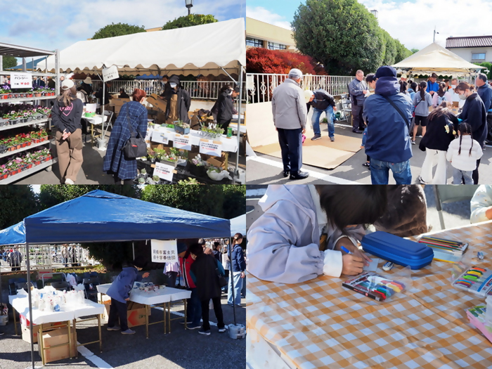 富士見産業祭マルシェエリアのイメージ