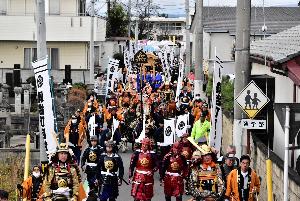 秋元公歴史まつりの武者行列