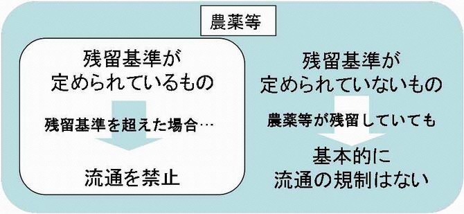 上記ポジティブリスト制度を図で説明しています