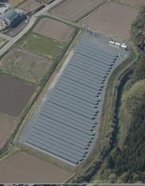 まえばし堀越町太陽光発電所の写真