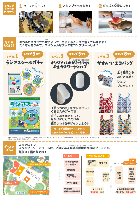 スタンプラリーシート裏