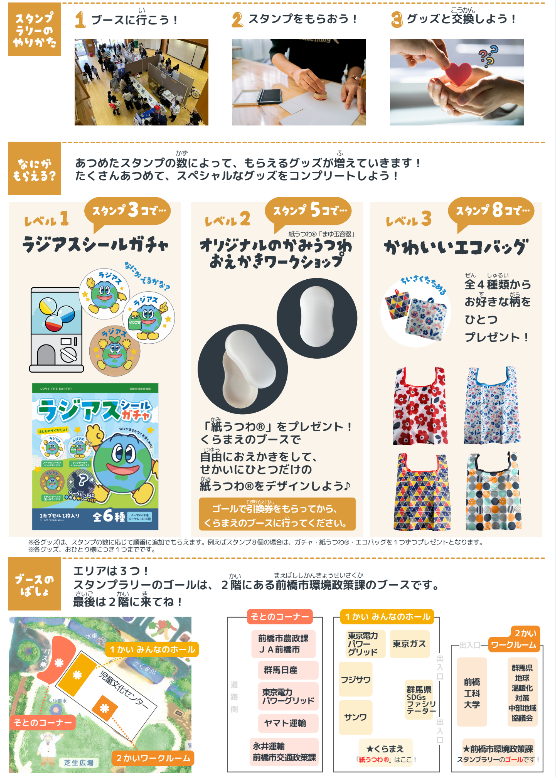 スタンプラリーシート裏