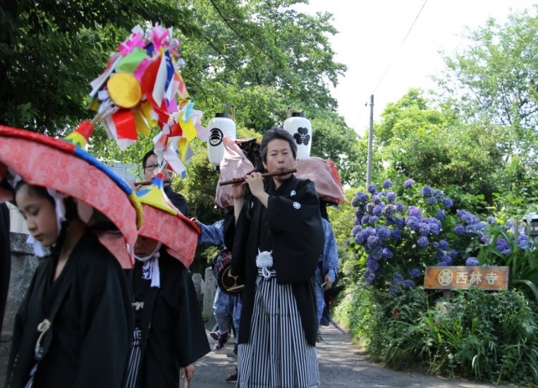 新陰流流祖祭の様子