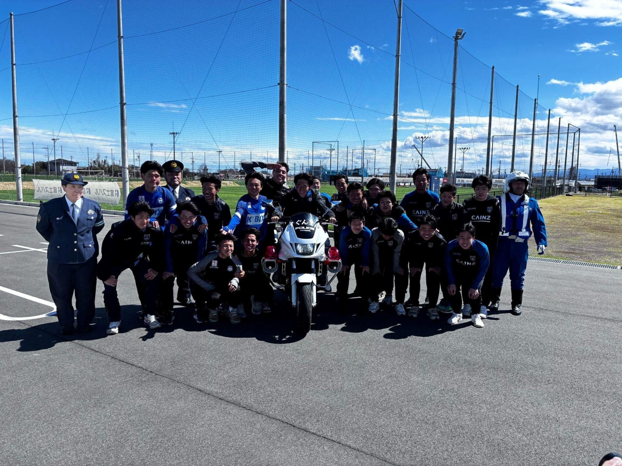 自転車教室集合写真