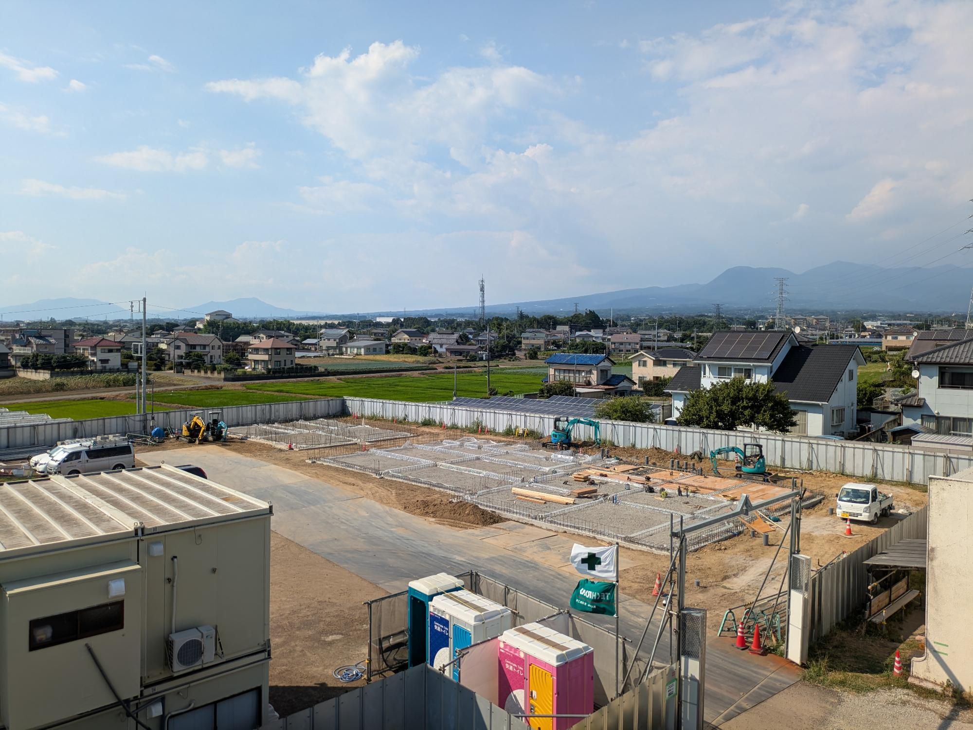 基礎工事完了写真