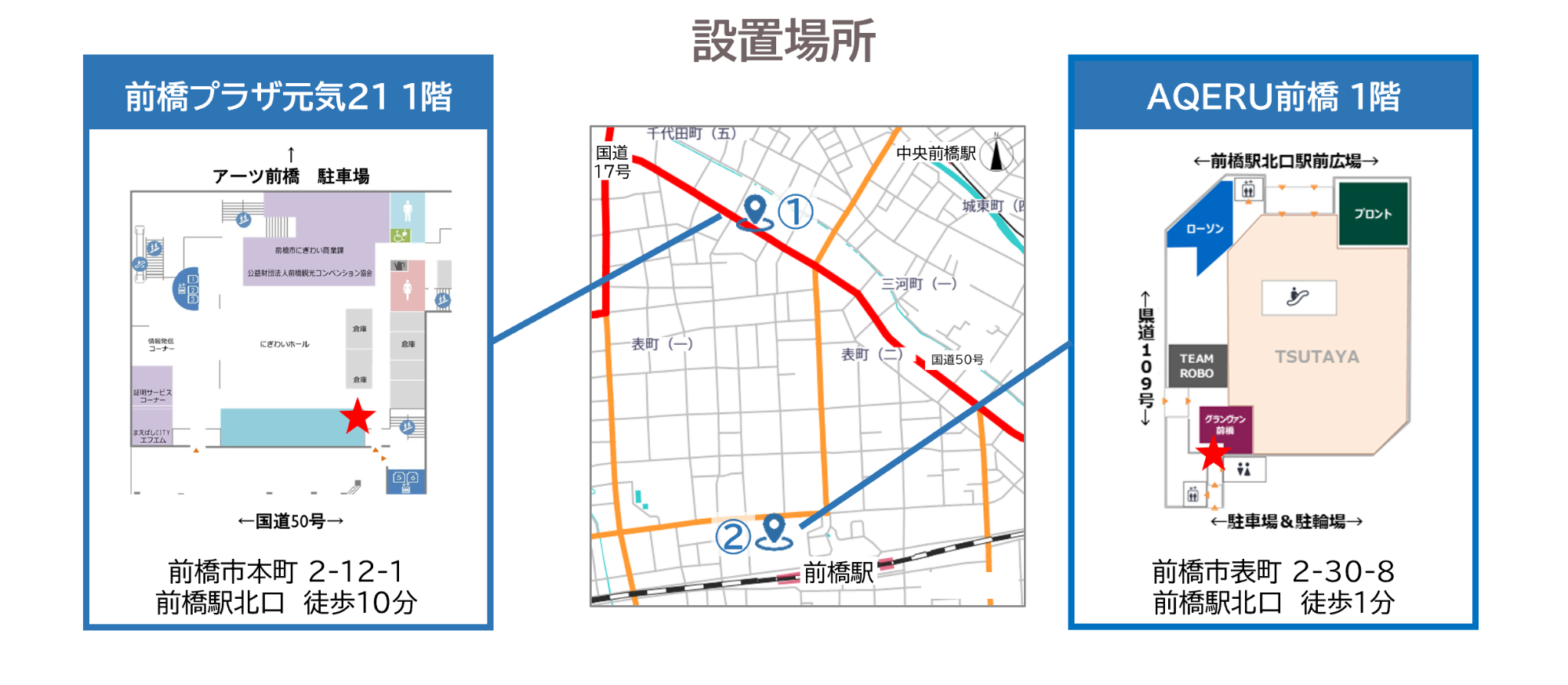 ツナグすぽっと_設置場所