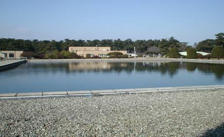 現在の濾過池全景の写真