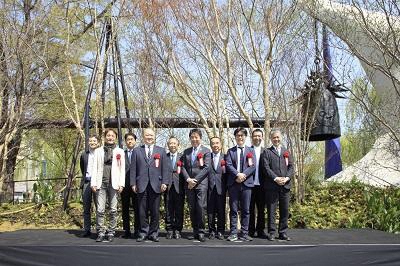 太陽の鐘記念式典写真1