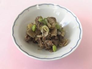 ごぼうと牛肉のごま炒め