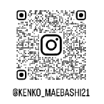 前橋市健康インスタグラム二次元コード